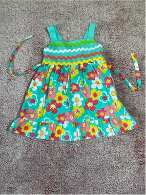 Girls Sweet Heart Rose floral twirl 24 months